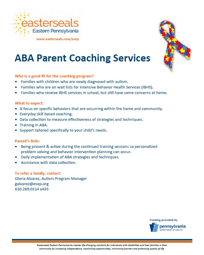 LVCC - Family Supports - ABA Parent Coaching Services