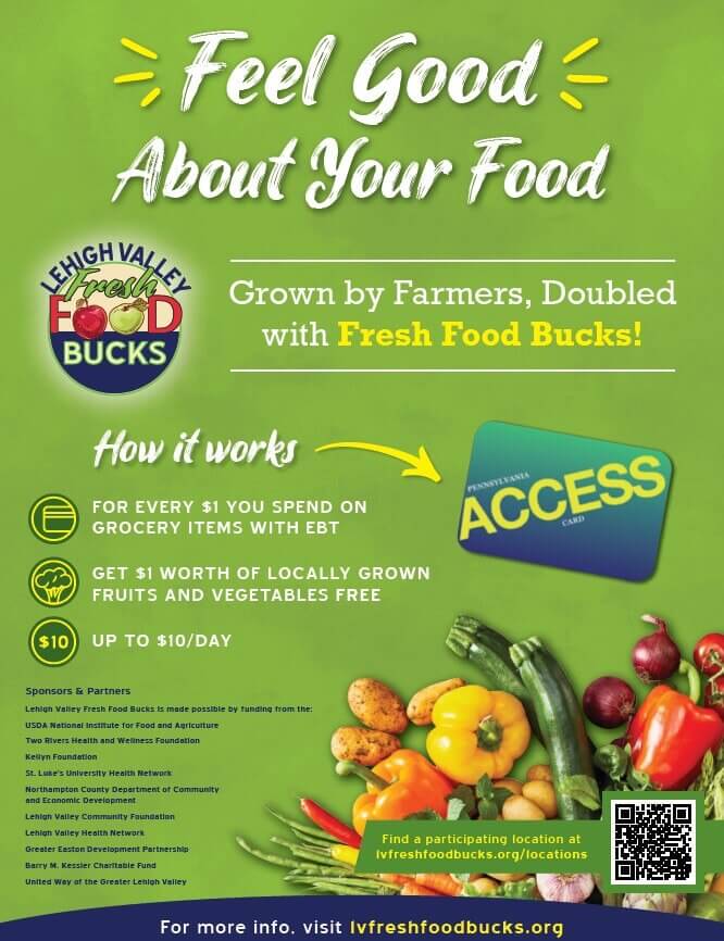 LVCC - Family Supports - Lehigh Valley Fresh Food Bucks (English)